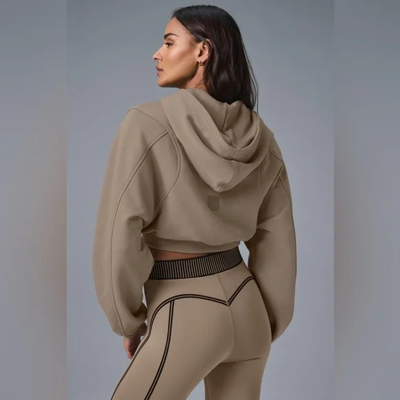 Alo Yoga Sweet Escape Zip-Up Hoodie Women’s Size - Picture 4 of 17